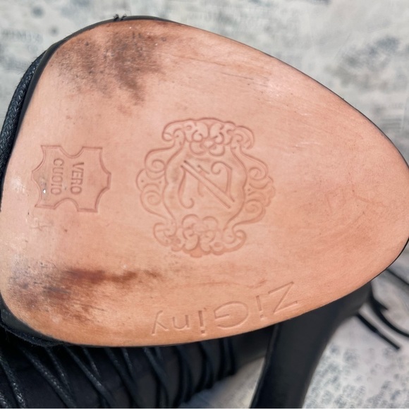 Zigi NY Suspend 6" Stiletto Heel Black Leather Platform Booties - Picture 10 of 15